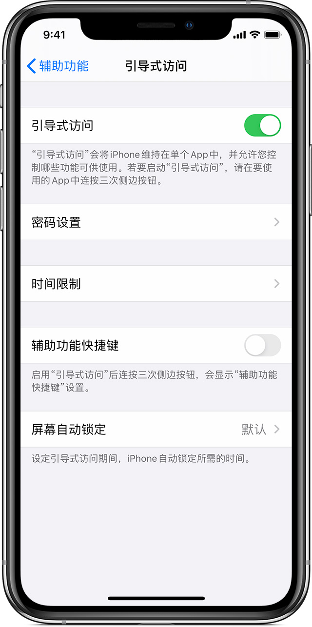 铜山苹果手机维修分享如何在 iPhone 上退出引导式访问 