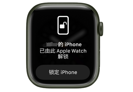 铜山苹果手机维修分享用 AppleWatch 解锁配备面容 ID 的 iPhone方法 